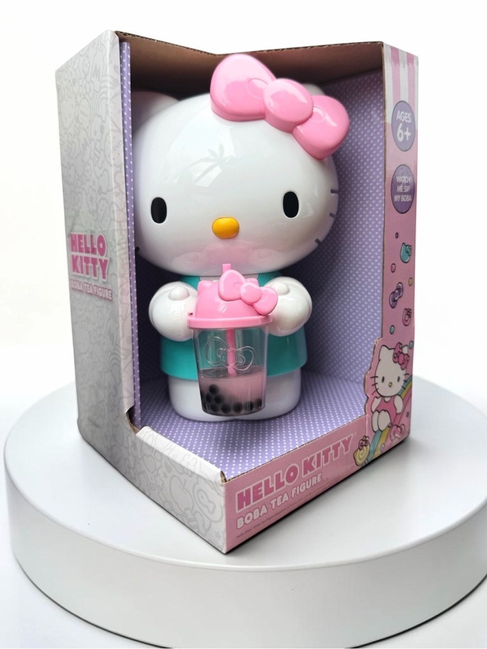 Hello Kitty Boba Tea Figure 6” Sanrio Collectible